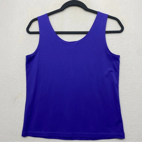 NWT Chico's Microfiber Contemporary Tank Shell Cami Han Purple 1P /Small - Picture 3 of 6